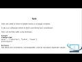 Sets in Python in urdu Hindi