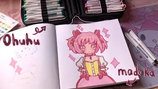 ¿Qué tan buenos son los marcadores acrílicos Ohuhu? Dibujemos juntos 💗