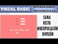 Add Subtract Multiply and Divide two numbers in Visual Basic Easy Programming