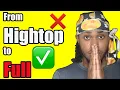 How To Turn Your Hightop Dreadlocks to Full Dreadlocks
