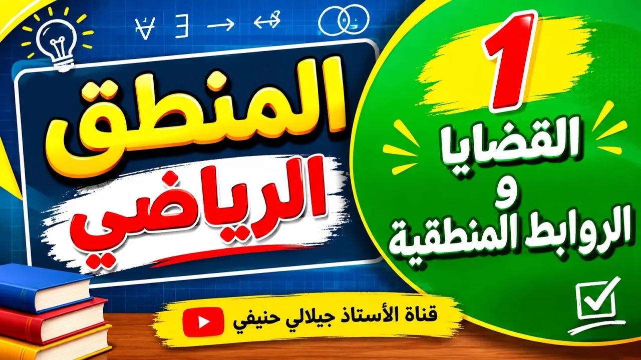 المنطق الرياضي logique mathematics الجزء الأول (القضايا و الروابط المنطقية)