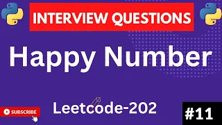 Happy number python code leetcode-202