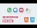 How To Create Neumorphism Buttons Using HTML CSS Bangla - Digital Shifu