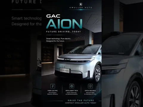 The GAC AION combines modern design, smart technology and everyday comfort. #gacaion