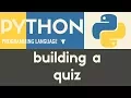 Building a Multiple Choice Quiz Python Tutorial 32