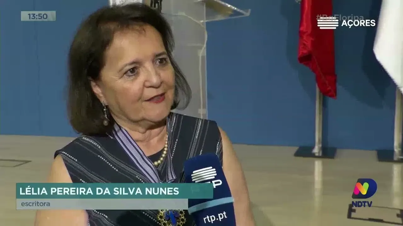 Lélia Pereira recebe homenagem em evento de comemoração ao dia da Região Autônoma dos Açores