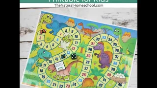 How to Make a Dinosaur Board Game Printable for Kids
