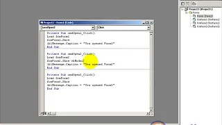26 making modal forms - Visual Basic