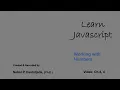 Learn Javascript Working with Numbers - Positive Negative Zero