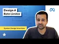 System Design Mock Interview Design a Rate Limiter with Meta Engineering Manager