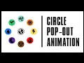 Circular Pop Out Animation - Menus GSAP