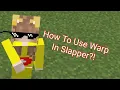 HOW TO USE WARP IN SLAPPER AND ANY PLAYER CAN USE CRAFTSMAN BUILDING CRAFT SERVER TUTORIAL