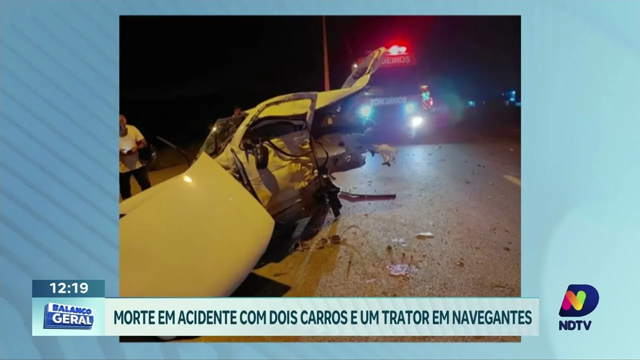 Tratorista tem parte da perna amputada por eixo cardan em Itá