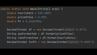 Java - Formatting Decimals using DecimalFormat