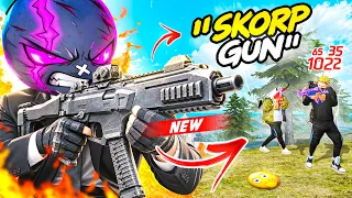 SKORP GUN ই কি FREE FIRE এর বর্তমানের সবথেকে ভয়ানক গান 🤯 ONLY SKORP GUN CHALLENGE 😱