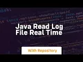 java read log file real time