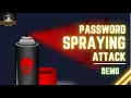 Password Spraying Demo How to HACK a password Password Cracking Hack user account Ethical