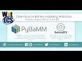 WatECS Open-Source Battery Modeling Workshop - 2022