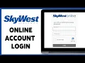 SkyWest Online Account Login Guide 2024 Employee Portal Sign In skywestonline com