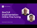 SimCLR Implementation - Online fine-tuning