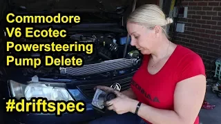Project Drift - Power Steering Pump Delete Holden Commodore Ecotec