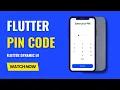 Unlocking Flutter Create a Dynamic PIN Code Screen