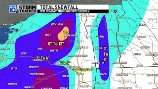 4 18 22 6pm Weather YES Another Snowstorm for the High Elevations and even snow in Albany tonight
