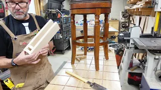 How to shorten bar stools