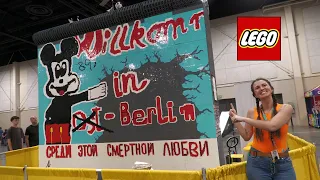 Huge LEGO Berlin Wall