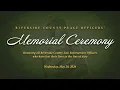 Riverside County Peace Officer s Memorial Ceremony