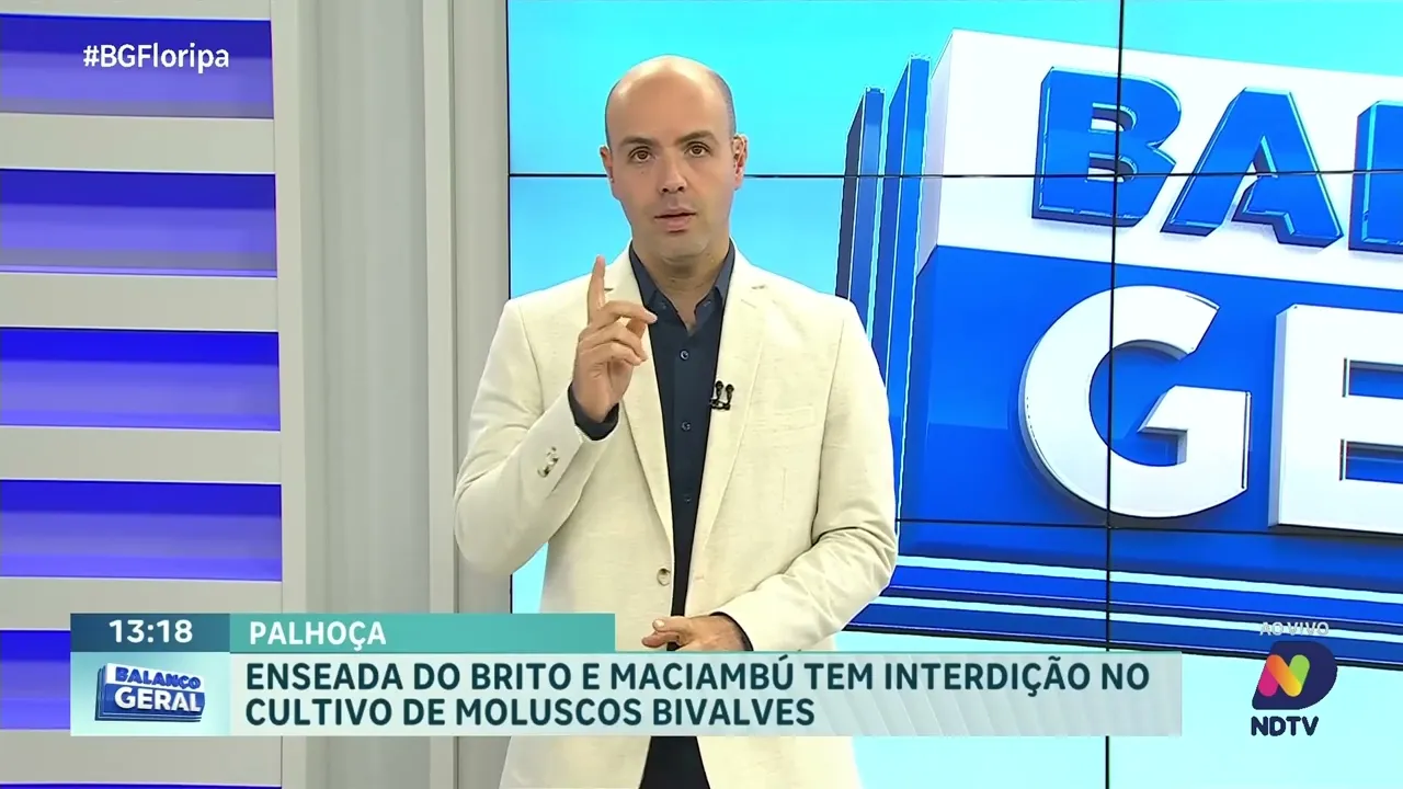 Interdição de cultivo de moluscos: novas áreas em Palhoça e Florianópolis