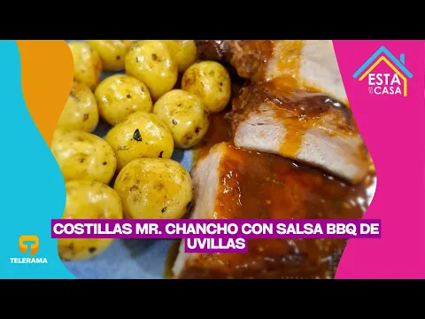 Costillas Mr. Chancho con salsa BBQ de uvillas