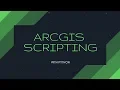 Create A Python Script Tool ArcGIS Scripting