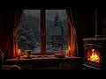 Lagu Snowstorm by the Window ❄️ Cozy Candlelight, Fireplace Warmth \u0026 Snow Sounds for Sleep \u0026 Relaxation