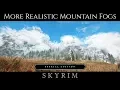 REALISTIC AND ATMOSPHERIC - OBSIDIAN MOUNTAIN FOGS Skyrim SE Ultra ENB Graphics