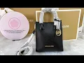 Michael Kors Mercer Extra-Small Pebbled Leather Crossbody Bag in Black by springflingmnlph
