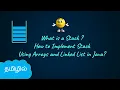 Stacks Using Arrays and Linked List in Java Push and Pop methods Data Structures and Algorithm