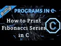1 Fibonacci Series in C in Tamil