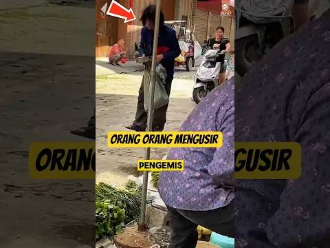 Mereka semua lari ketika pengemis ini datang..