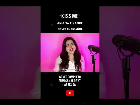¿No los transporta a otra dimensión la introducción de "#Kissme" de #ArianaGrande? 🔮✨ #coverespañol