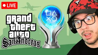 🔴 LIVE! - GTA SAN ANDREAS *100% COMPLETE PLATINUM TROPHY* ATTEMPT!