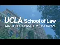 UCLA Law LL M Program
