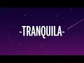 FMK, Maria Becerra - Tranquila (Letra/Lyrics)