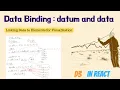 Data Binding in D3 datum and data Linking Data to Elements for Visualization