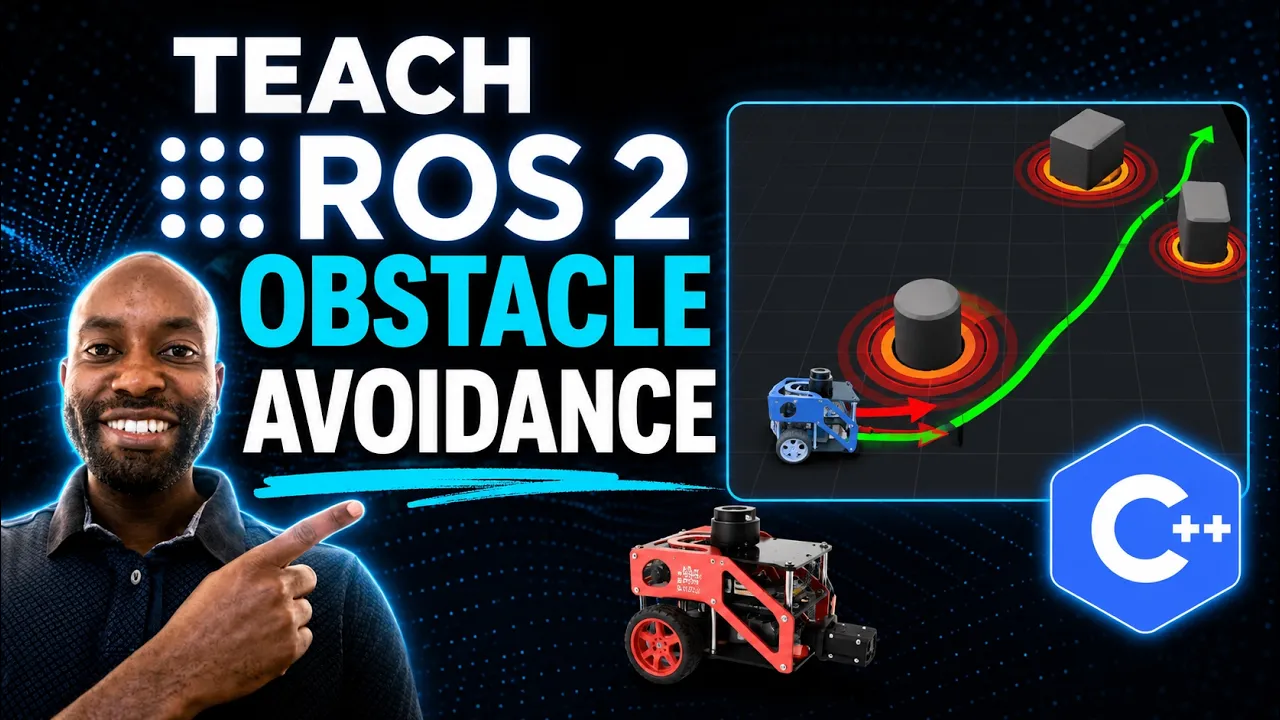 How to Implement ROS 2 Obstacle Avoidance (C++) | Robotics Developers Open Class (Basics) #3