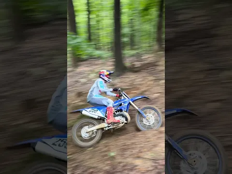 Sliding Around The Woods On a YZ250 2-Strokes Demo Bike!