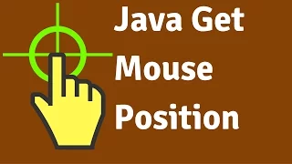 Java - How To Get Mouse Coordinates In Java Using Eclipse with source code