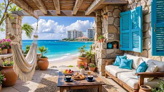 Morning Beach Jazz With Waves Sound For Study Work Smooth Bossa Nova Jazz At The Coastal Ambience 