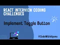 Create a Custom Toggle Switch in React Step-by-Step Guide Interview 2025 Alpana P