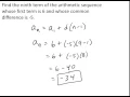 Use the Formula for the General Term of an Arithmetic Sequence
